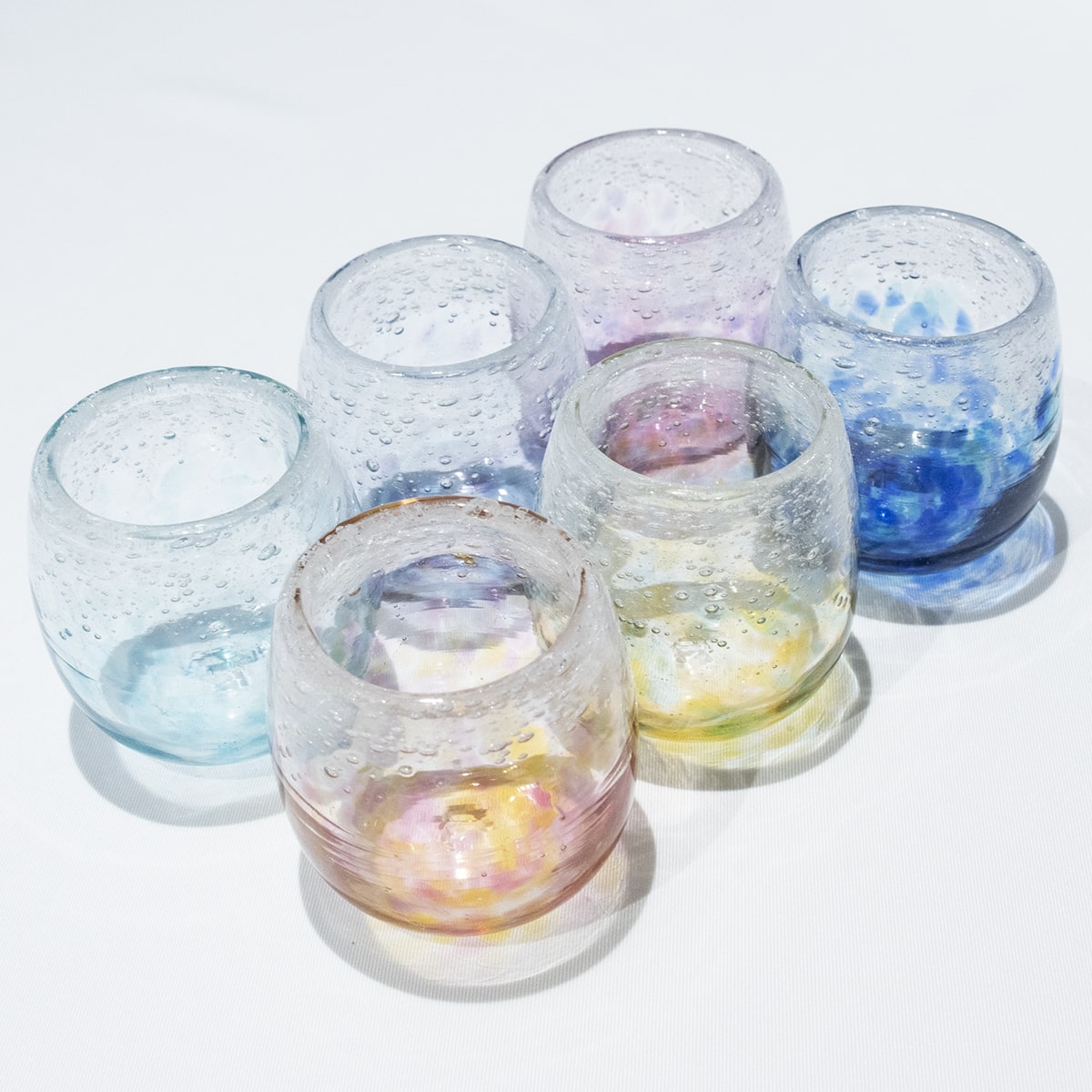 Barrel Shaped Glass - Awanami Series (set of 2)