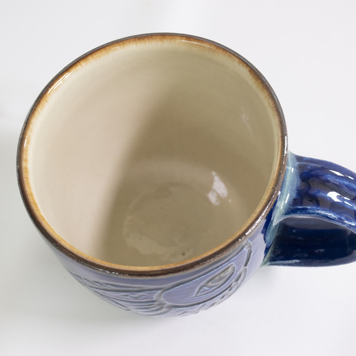 Bier-Becher mit Fischmuster