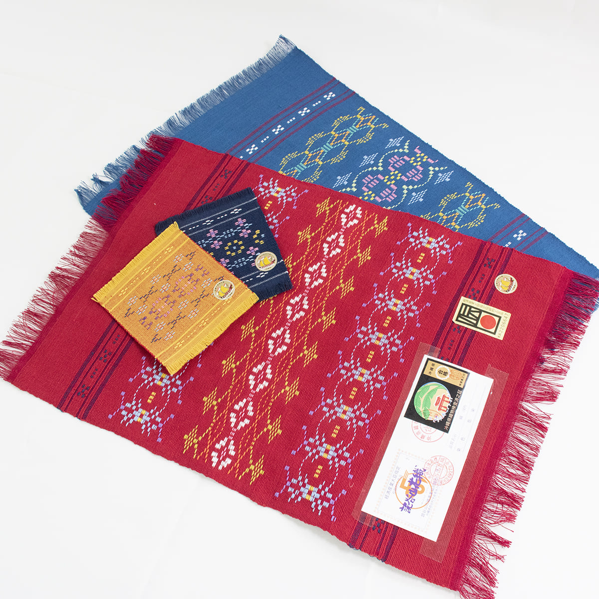 Hanaori Small Table Center (Dining Mat) & Coaster【set of 2 for each】