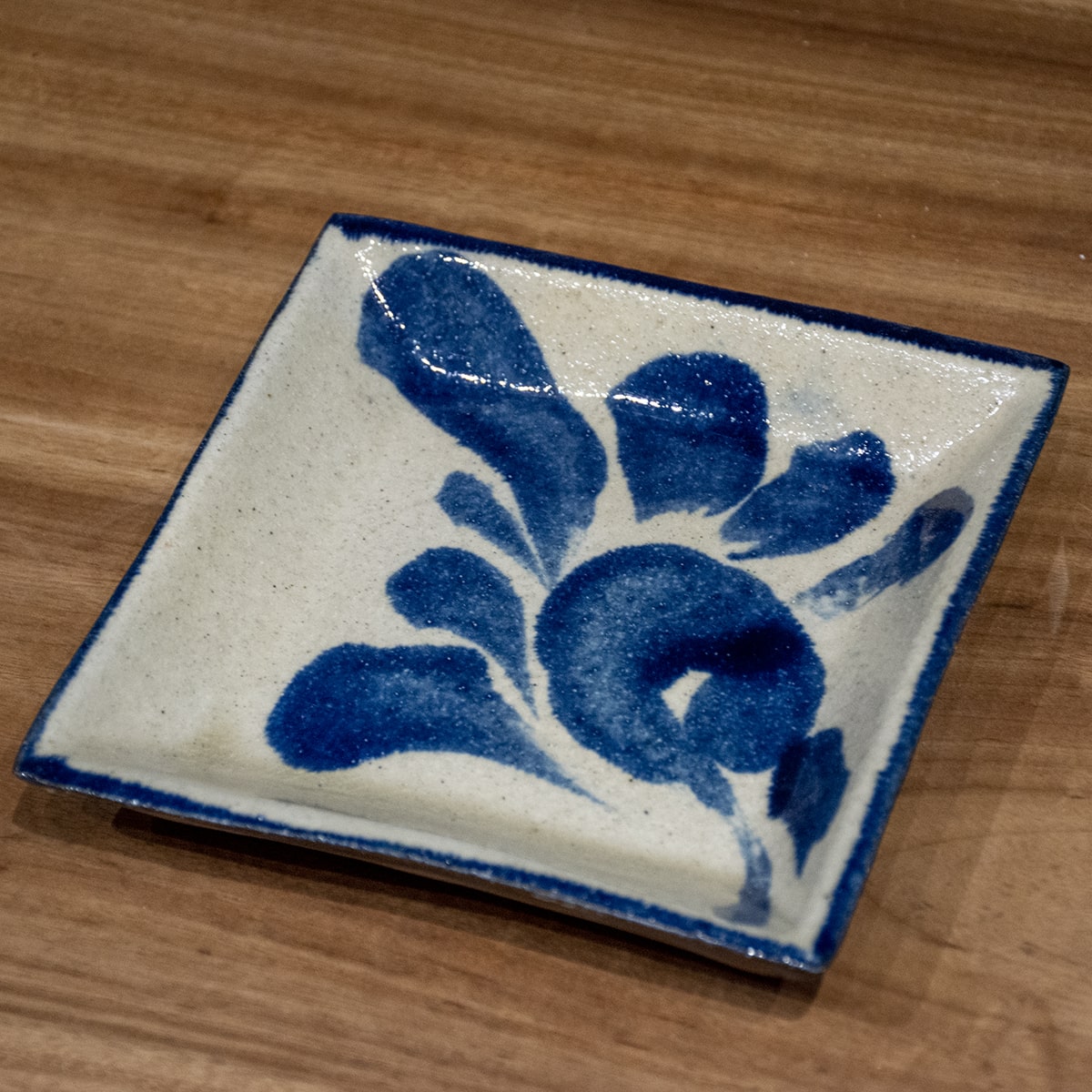 Small Square Dish Set from Okinawa (4 pieces)