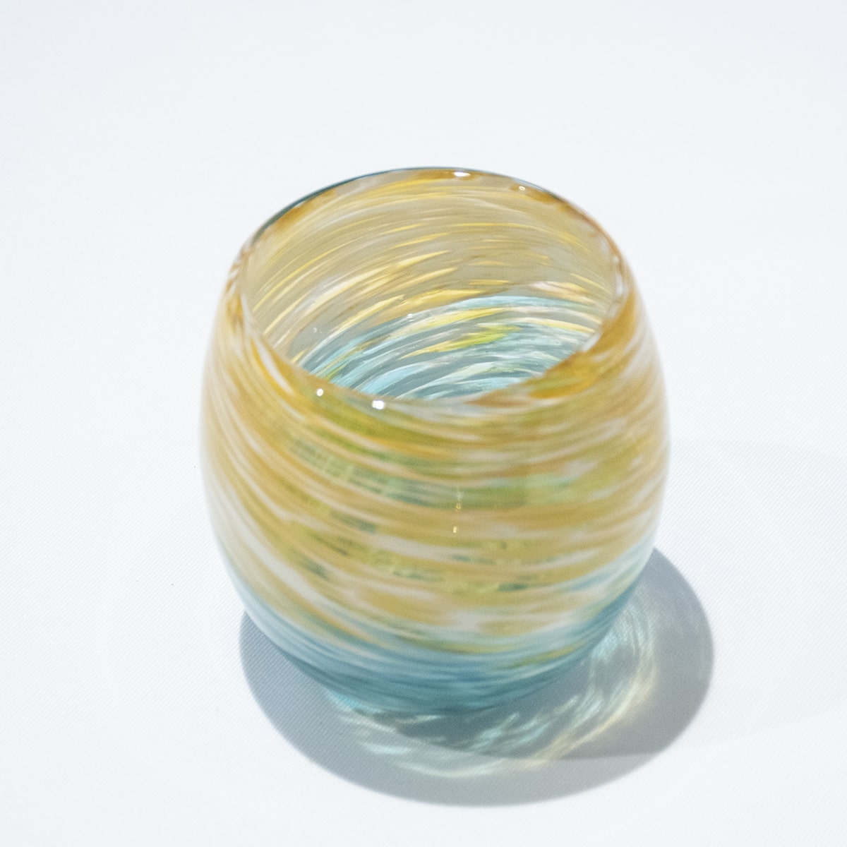 Barrel Shaped Glass - Deep Sea Series (set of 2)