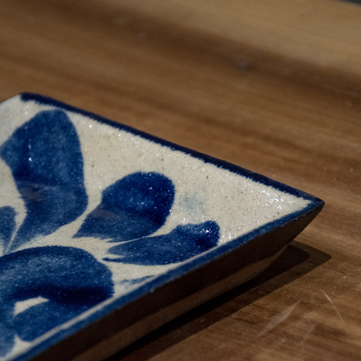 Small Square Dish Set from Okinawa (4 pieces)