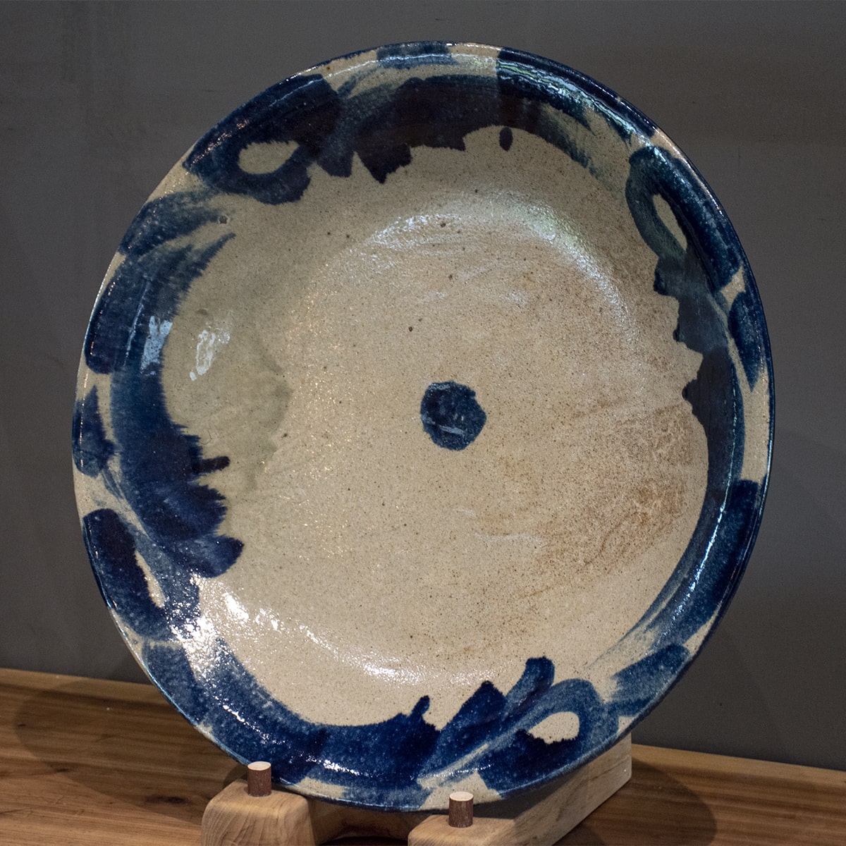 Sehr großer Teller von Kyoshi Matsuda (einzigartig)