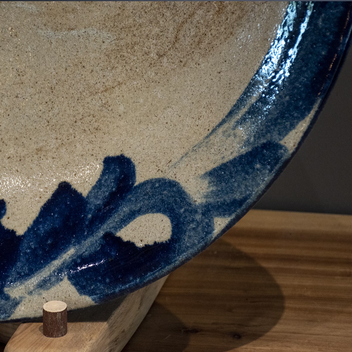 Sehr großer Teller von Kyoshi Matsuda (einzigartig)