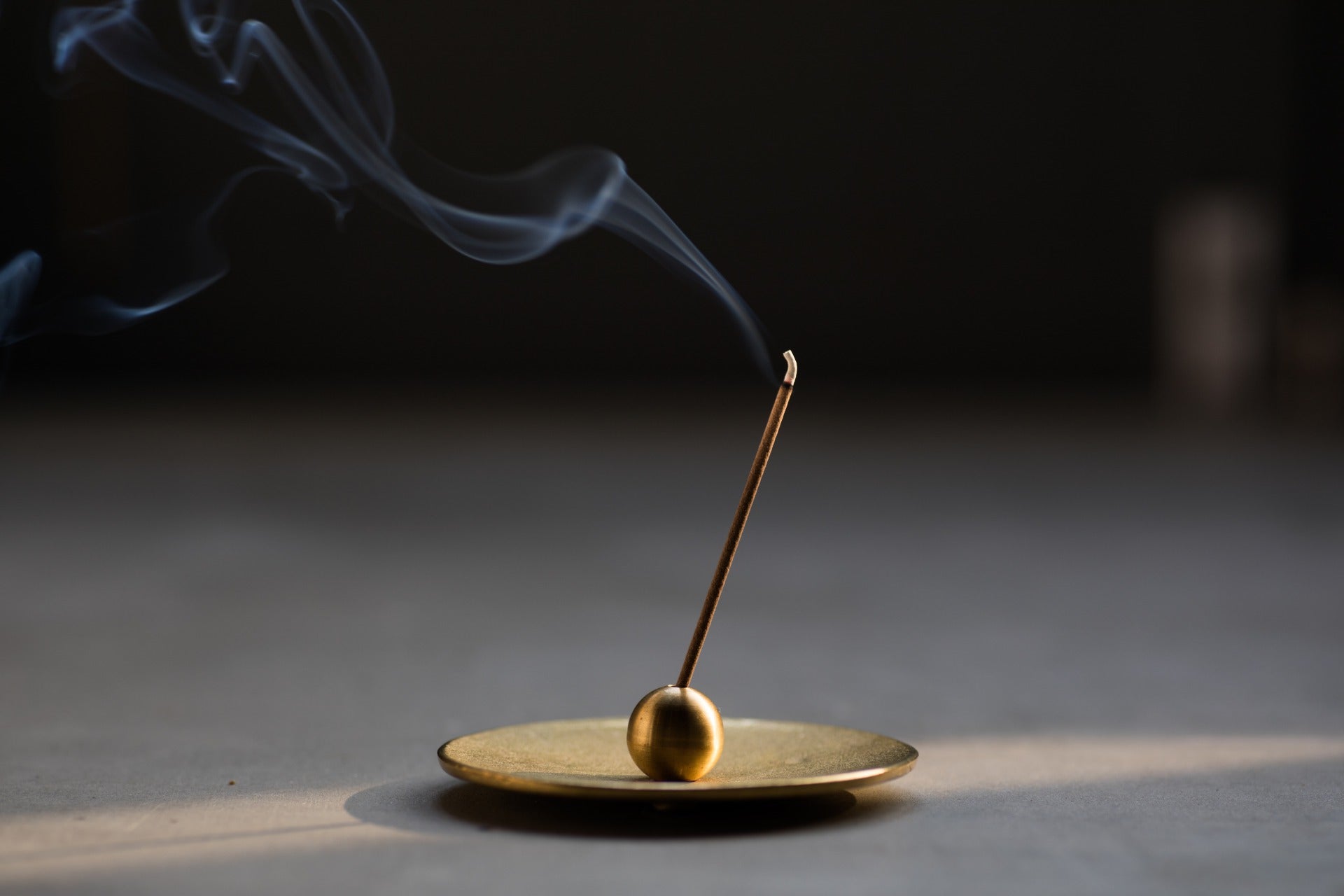 Round Brass Incense Stand – Nousaku