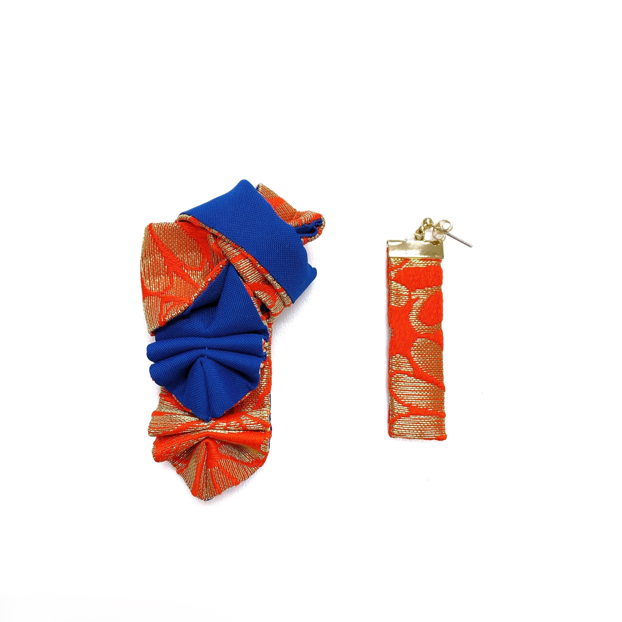 Ohrringe & Ringe "Awase Motsu Hito" in Rot