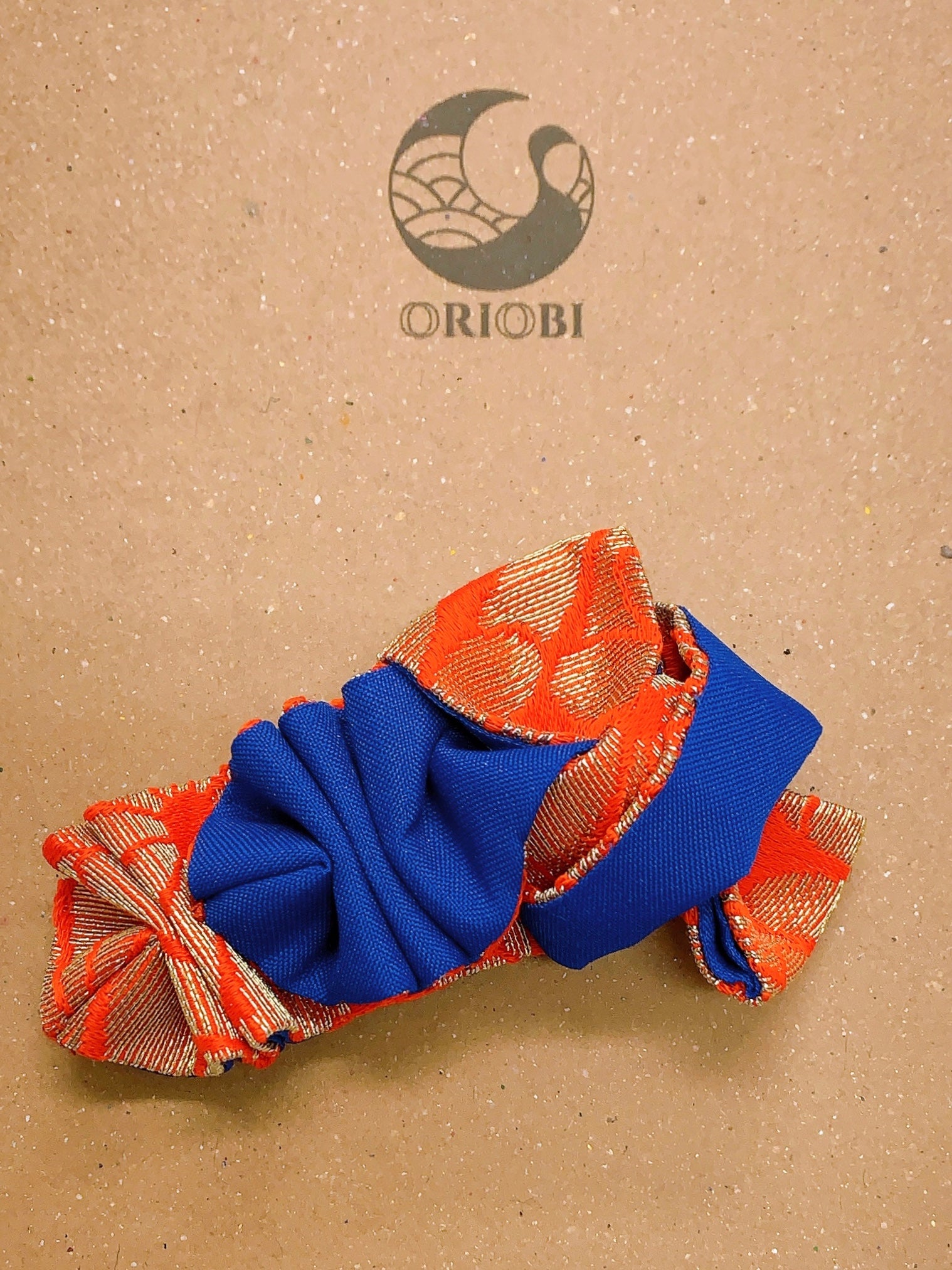 Handgemachter japanischer Ring "Rot" - ORIOBI