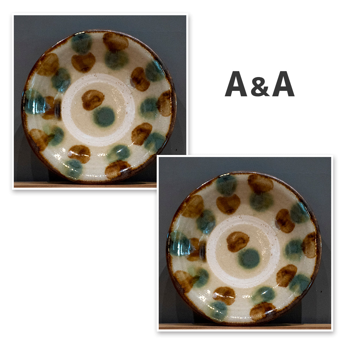 Handmade Dish from Okinawa (2 pieces)