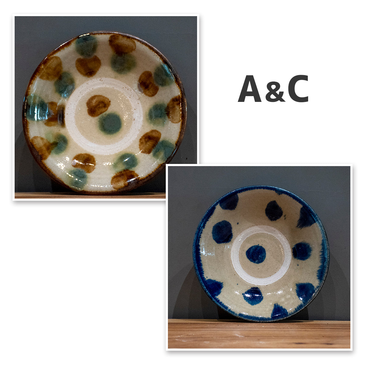 Handmade Dish from Okinawa (2 pieces)