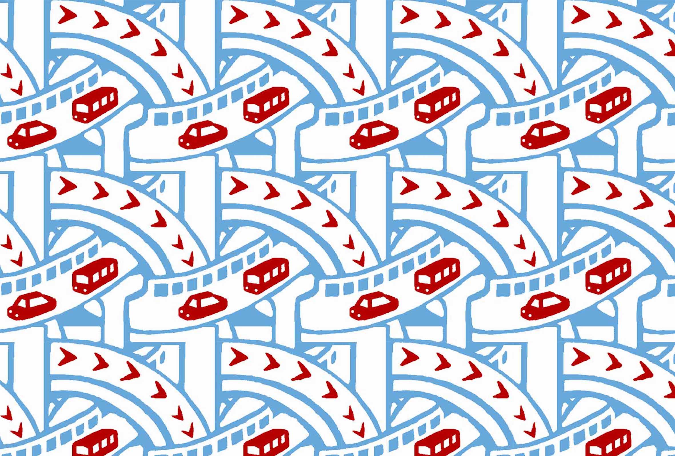 Postcard 3 sets "Junction"