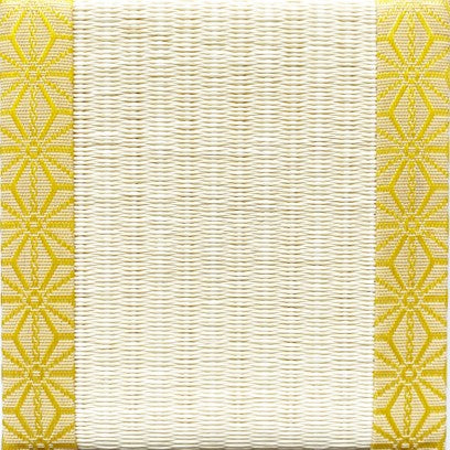 Tatami-Untersetzer "Hemp Leaf" (Gold)
