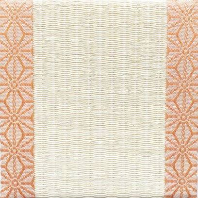 Tatami-Untersetzer "Hemp Leaf" (Orange)