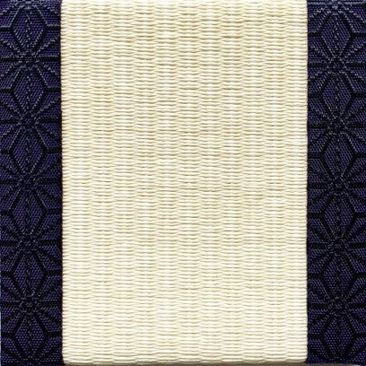 Tatami-Untersetzer "Hemp Leaf" (Violett)