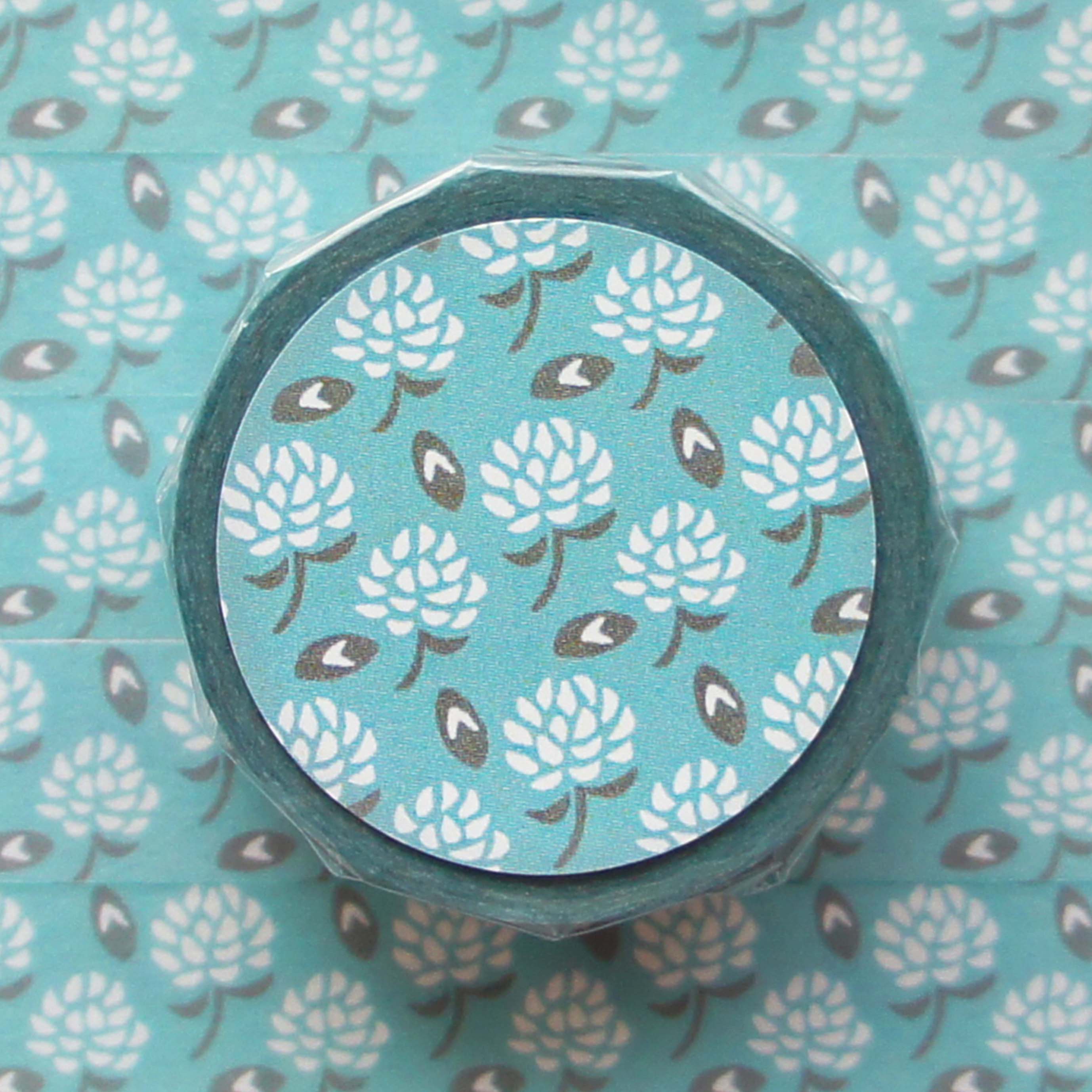 Pattern Masking Tape "White clover"
