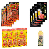Load image into Gallery viewer, 3 Spicy Jerky Set + Okinawa Shikuwasa