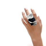 Laden Sie das Bild im Galerie-Viewer, Handgemachter japanischer Ring &quot;Weiß&quot; - ORIOBI