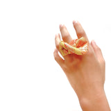Laden Sie das Bild im Galerie-Viewer, Handgemachter japanischer Ring &quot;Pfirsich&quot; - ORIOBI
