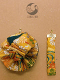 Load image into Gallery viewer, Pierced earrings &quot;Meguri&quot; in yellow